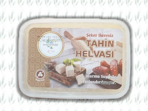 TAHİN HELVASI ŞEKER İLAVESİZ (BÜYÜK BOY)