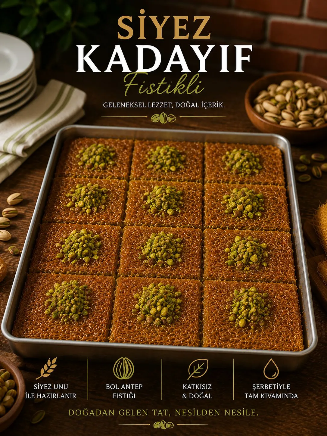 FISTIKLI SİYEZ KADAYIF